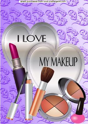 I Love My Makeup, A4 Topper