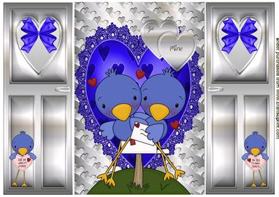 Little Blue Birds, Gatefold