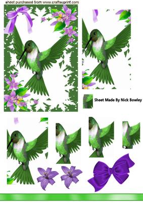 Beautiful Green Humming Bird, Pyramids