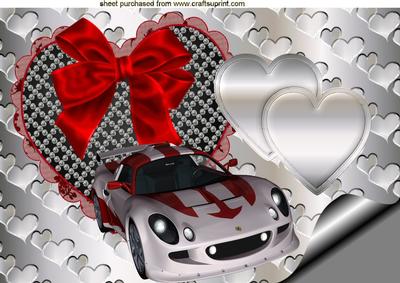 All Wrapped Up with a Red Bow, A4 Topper