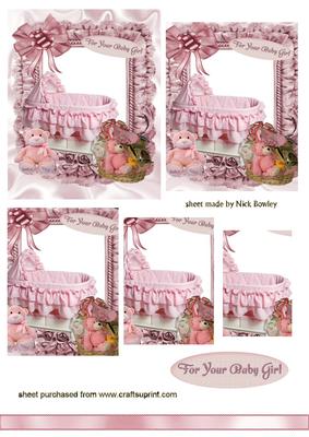 Pink for a Sweet Baby Girl Pyramid