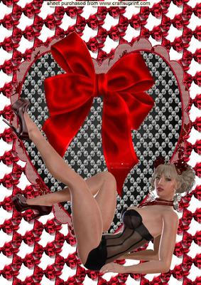 Hey Big Boy! I'll Be Your Valentine to A4 Topper