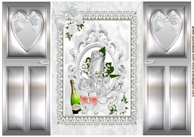 White Roses and Champagne, Gatefold