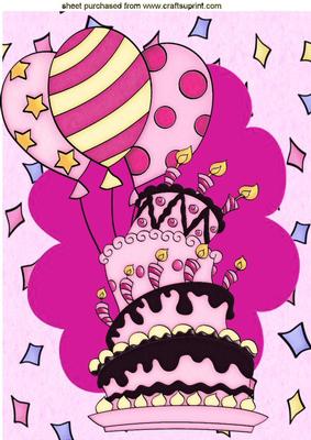Time to Celebrate & Party, A4 Topper