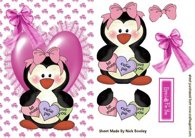 Little Cutie Penguin,for Valentine