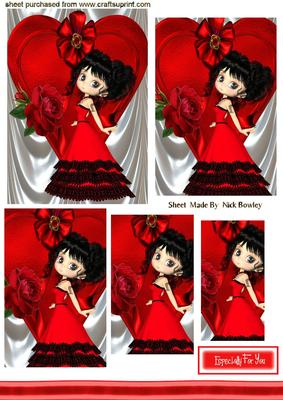 Sweet Little Lady on a Red Heart, Pyramids