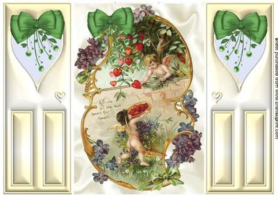 Little Cherubs in a Garden of Flowers, Gatefold