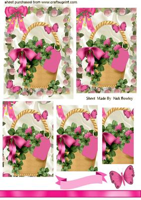 Basket of Berries & Flowers, Pyramids