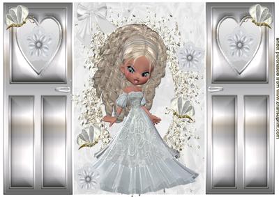 Little Princess with Butterflies, Gatefold