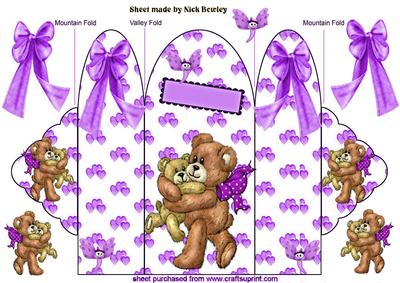 I Love My Teddy Bear, Trifold
