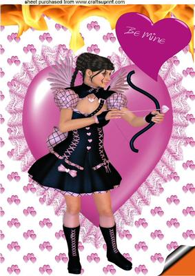 I Am Hot for You Baby! A4 Topper