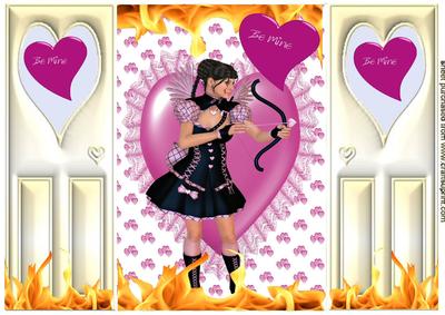 I Am Hot for You Baby! Valentine Gatefold