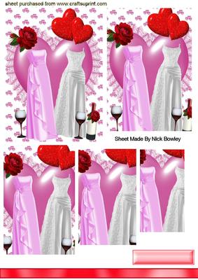 Civil Partnership Ladies Valentines, Pyramids