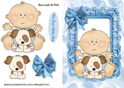 For Your Baby Boy with Puppy