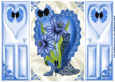 Blue Lace Dress, and Blue Daffodil, Gatefold