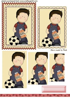 Little Footballer in a Frame, Pyramids