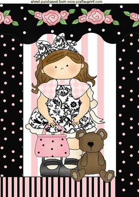 Me and My Little Teddy, A4 Topper