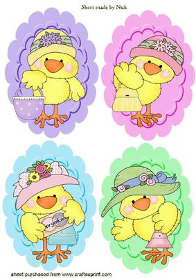 Cute Little Chicks, Shopping Divas, Toppers