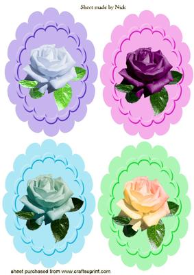 Pretty Rose Head Toppers
