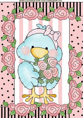 Say It with Flowers, Tweety Bird, A4 Topper