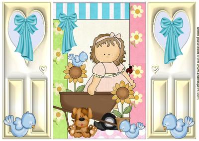 I Love Gardening with My Puppy, Gatefold