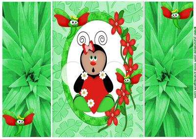 Little Lady Bird with Butterfly,gatefold