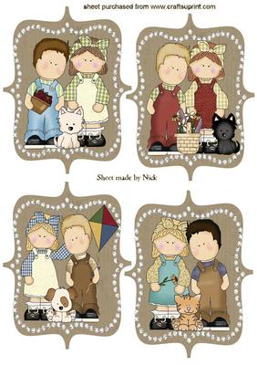 Country Kids Best of Friends, Toppers