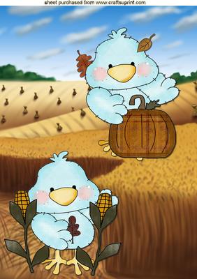 In the Field, Tweety Birds, A4 Topper