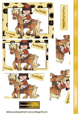 Little Girl on a Pony, Pyramids