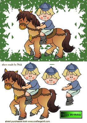 Little Boy on a Pony