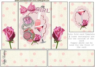 All Girl! Pink & Bling, Gatefold