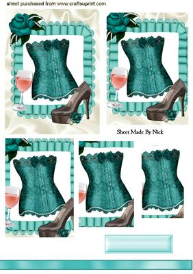 Beautiful Jade Basque, with Jade Rose, Pyramids