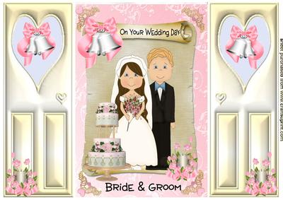 To the Bride & Groom, Gatefold