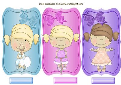 Cute Little Girl Toppers