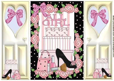 All Girl, Ladies Accessories in Rose Frame, Gatefold