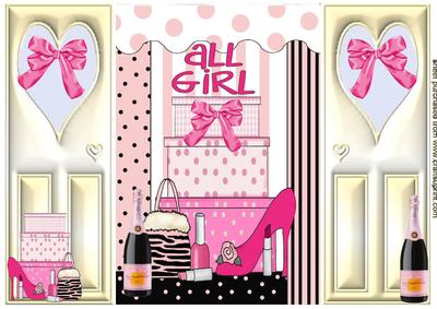 All Girl! with Pink Champagne, Gatefold