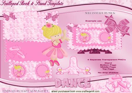 Little Dancing Ballerina in Pink, Book & Stand Kit