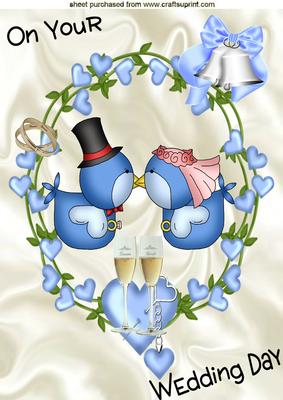 Little Love Birds, Wedding Day, A4