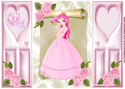 Pretty Glam Princess in Pink, Gatefold