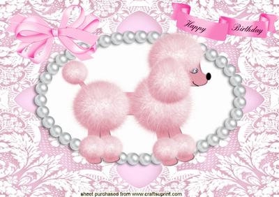 My Lovely Pink Poodle, A4