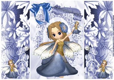 Little Bluebell Faerie, Gatefold