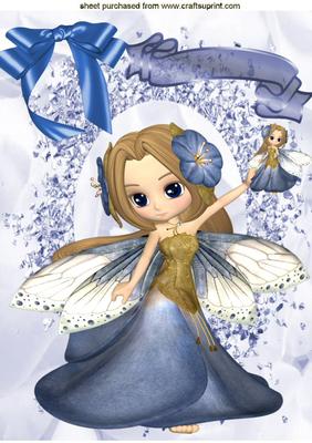 Little Bluebell Faerie, A4