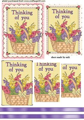 Basket of Flowers, Thinking of You, Pyramids
