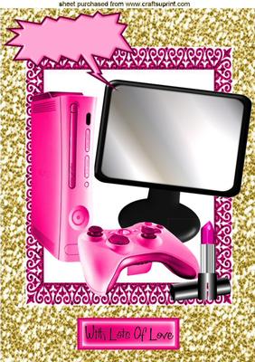 It's Girls Stuff Pink Lippy/tv Accessories A4