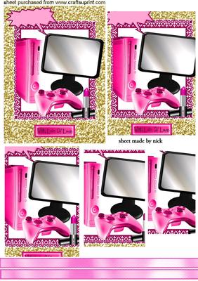 It's Girls Stuff Pink Lippy and Tv Accessories, Pyramids