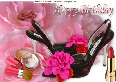 Pretty in Pink Shoes & Makeup A4