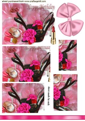 Pretty in Pink Shoes & Makeup, Pyramids