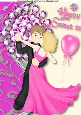Happy Birthday! Sweet Sixteen, A4