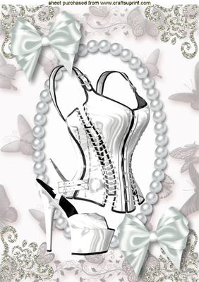 Just Beautiful in Pearl Butterfly Frame A4
