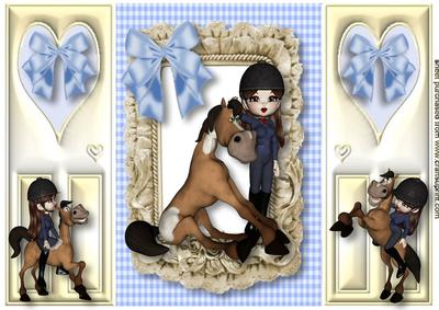 My Pet Horse in a Frill Frame, Gatefold